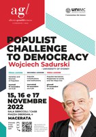 Image - AGL LECTURES 2022. Wojciech Sadurski | Populist challenge to democracy