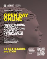 Archivi digitali e nuove professionalità: Open Day online per la laurea magistrale LM-5 Archivi digitali e nuove professionalità: Open Day online per la laurea magistrale LM-5