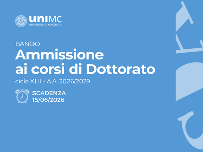 Image - Bando per l’ammissione ai corsi di Dottorato di ricerca – XLII ciclo
