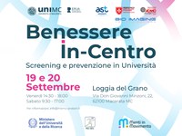 Benessere In-Centro: screening e prevenzione all’Università