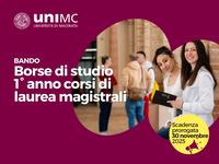 Borse di studio per chi si iscrive al primo anno dei corsi di laurea magistrale Borse di studio per chi si iscrive al primo anno dei corsi di laurea magistrale