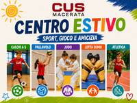 Centro Estivo CUS 2026: sport, gioco e amicizia per i più piccoli Centro Estivo CUS 2026: sport, gioco e amicizia per i più piccoli