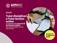 Formazione docenti: selezioni per Tutor disciplinari e Tutor tecnico online Formazione docenti: selezioni per Tutor disciplinari e Tutor tecnico online