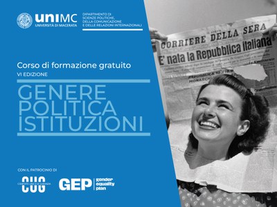 Image - CORSO GRATUITO. Genere, politica, istituzioni