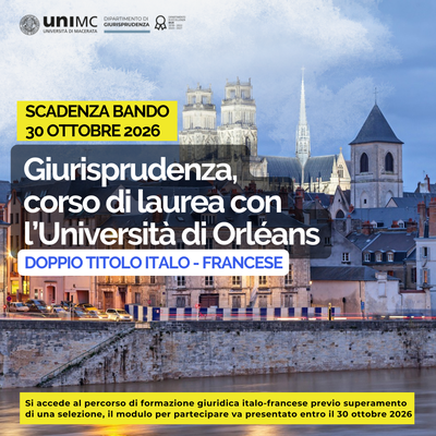 Image - Giurisprudenza, pubblicato il bando per il percorso italo-francese con l’Università di Orléans