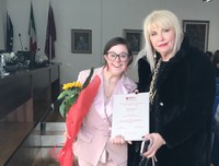 Laurea magistrale per Margherita Campanelli, studentessa con sindrome di Down Laurea magistrale per Margherita Campanelli, studentessa con sindrome di Down