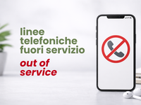 Interruzione linee telefoniche.