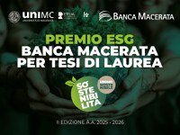 Sostenibilità, Premio ESG Banca Macerata per tesi di laurea SECONDA EDIZIONE Sostenibilità, Premio ESG Banca Macerata per tesi di laurea SECONDA EDIZIONE