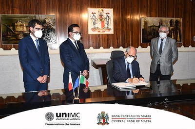 Image - Accordo di cooperazione tra la Banca Centrale di Malta e UniMc