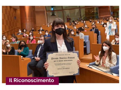 Image - Premio America Giovani alla neodottoressa Giulia Grasselli