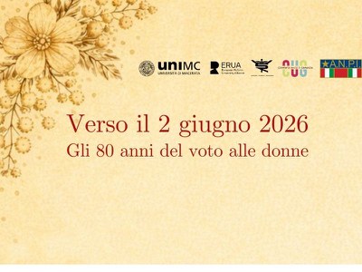 Image - Verso il 2 giugno 2026: UniMC celebra gli 80 anni del voto alle donne