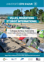 Colloque de Nice - Villes, migrations et droit international - 6 juin 2019